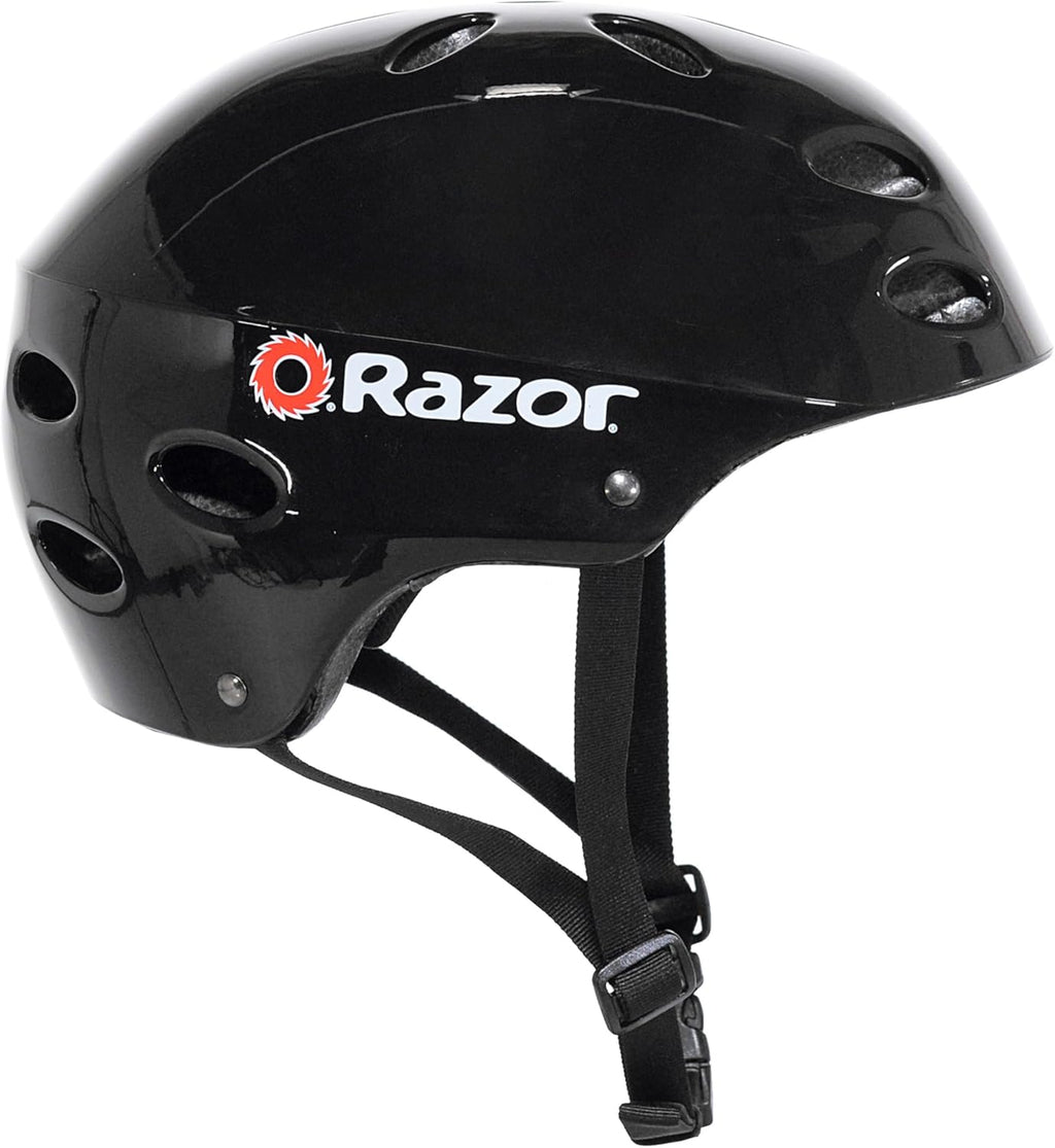 Razor V17 Multi-Sport Child's Helmet, Glossy Black