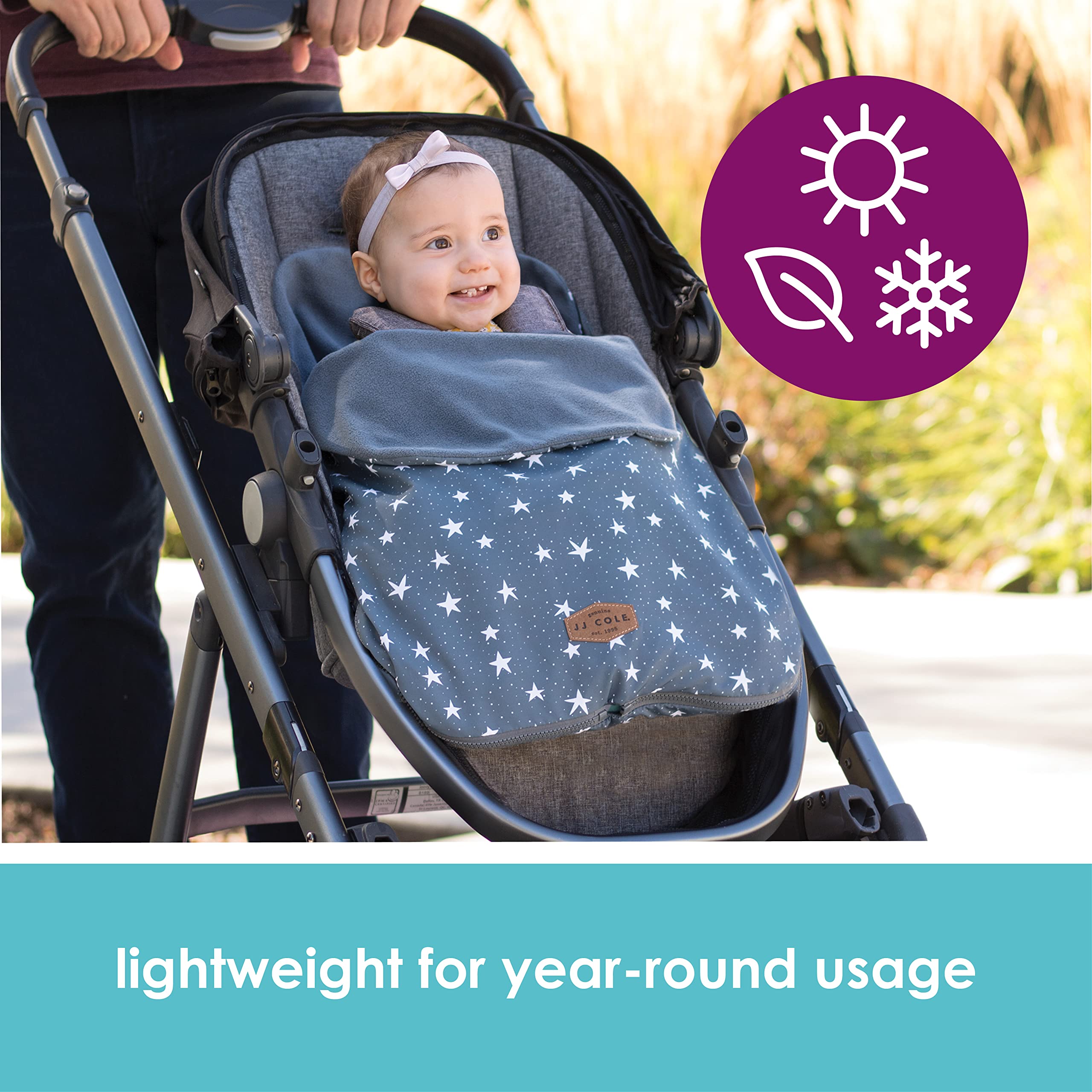 JJ Cole Baby Bundle 365 – Baby Car Seat Cover & Stroller