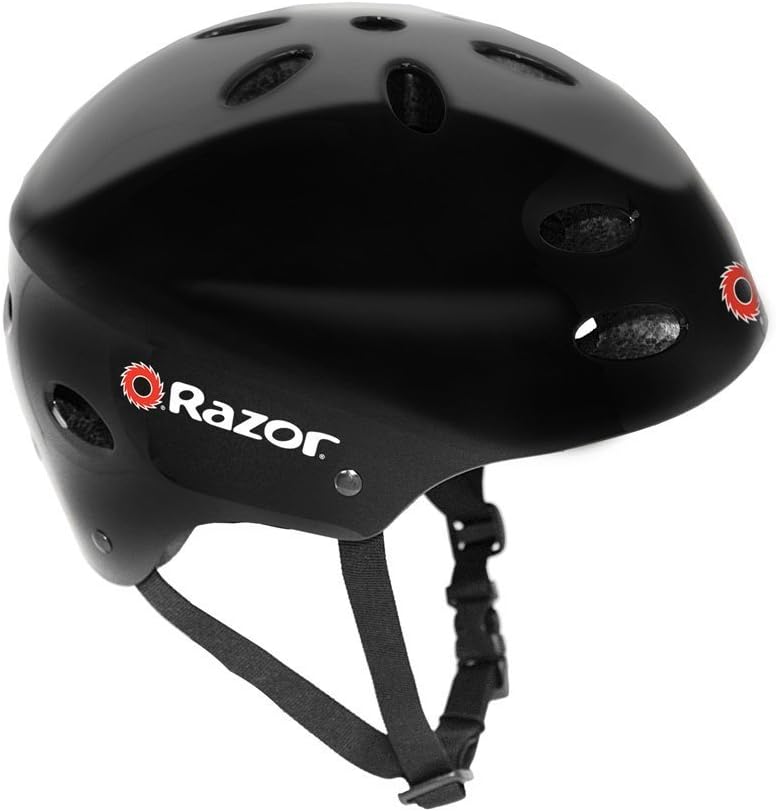 Razor V17 Multi-Sport Child's Helmet, Glossy Black
