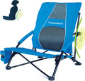 STRONGBACK Low Gravity Beach Chair with Lumbar Back Support, Folding