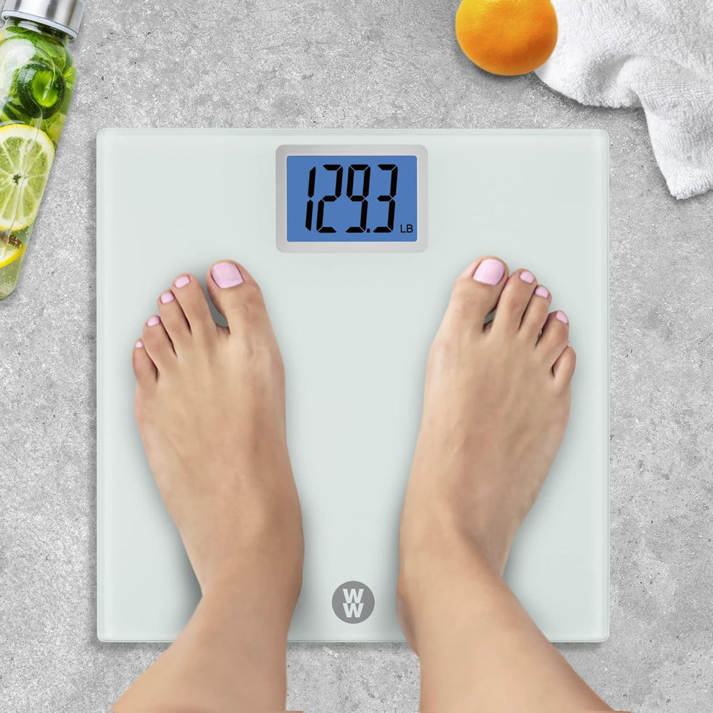 Weight Watchers by Conair Digital Glass Body Scale with Jumbo Backlit Display