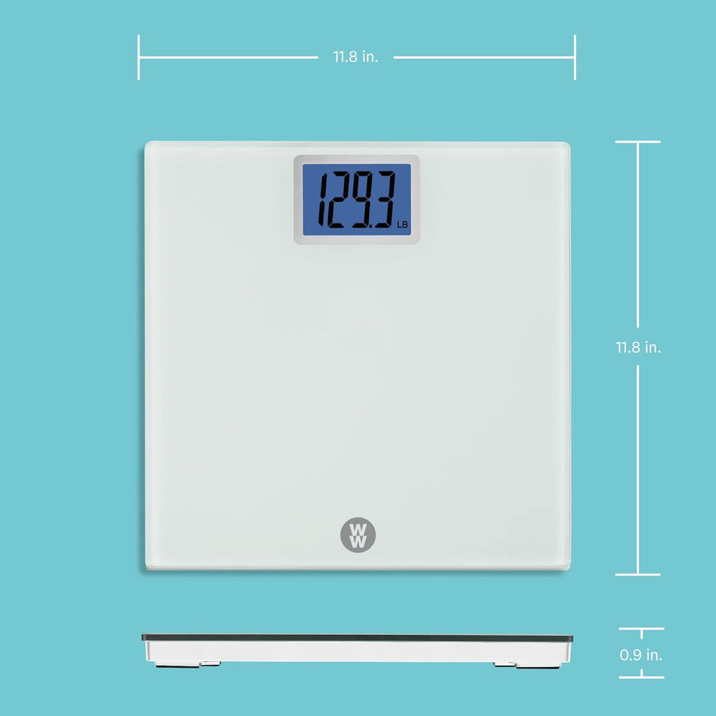 Weight Watchers by Conair Digital Glass Body Scale with Jumbo Backlit Display